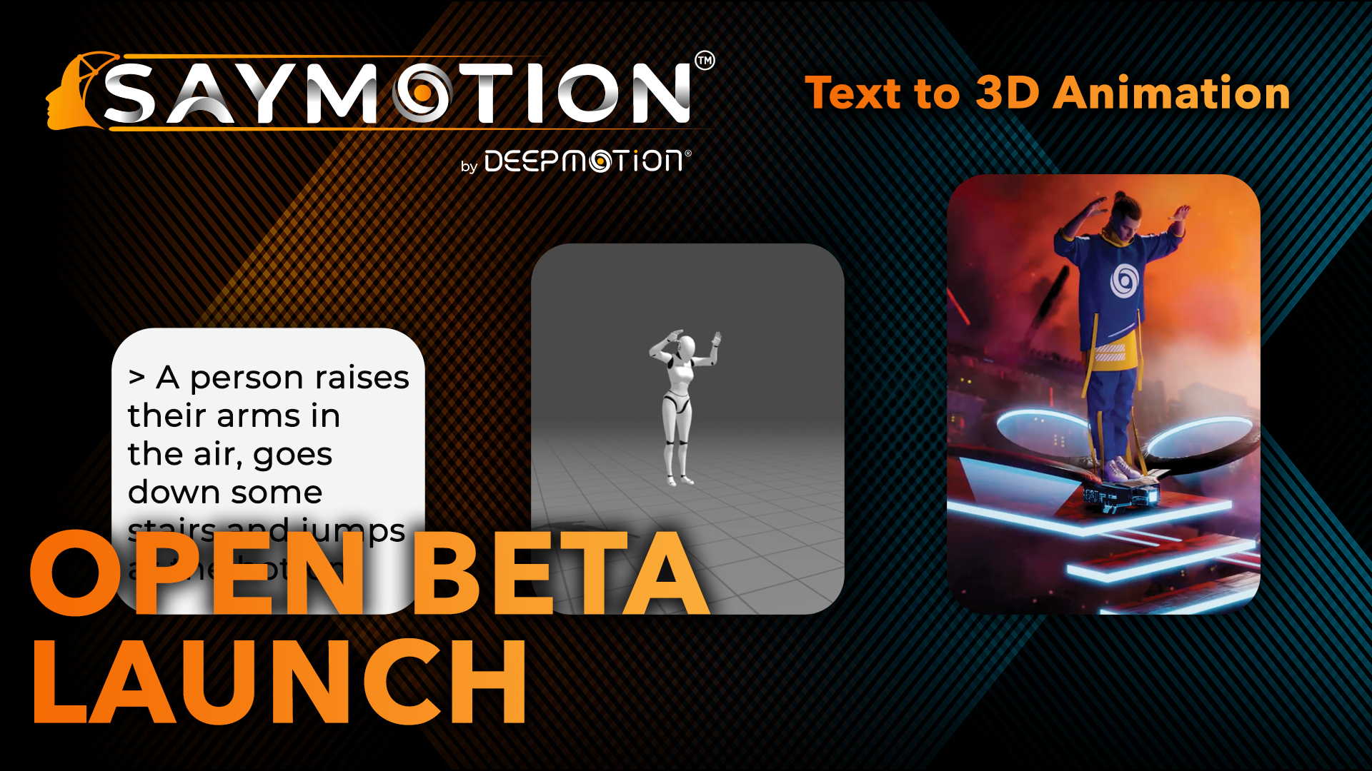 SayMotion™ by DeepMotion: A Leap into the Future of 3D Animation Through the Power of Words